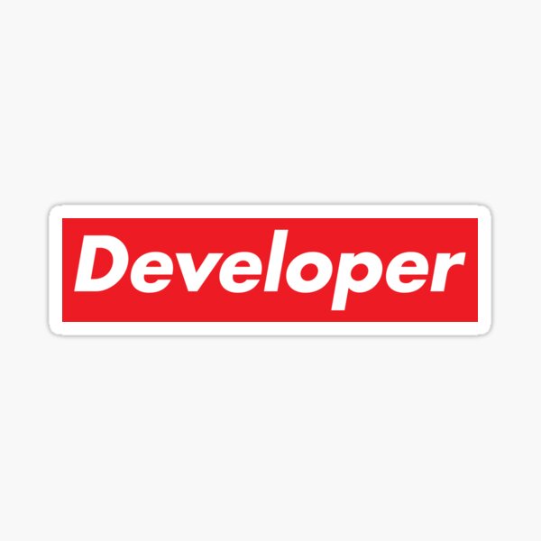 Developer Supreme Sticker