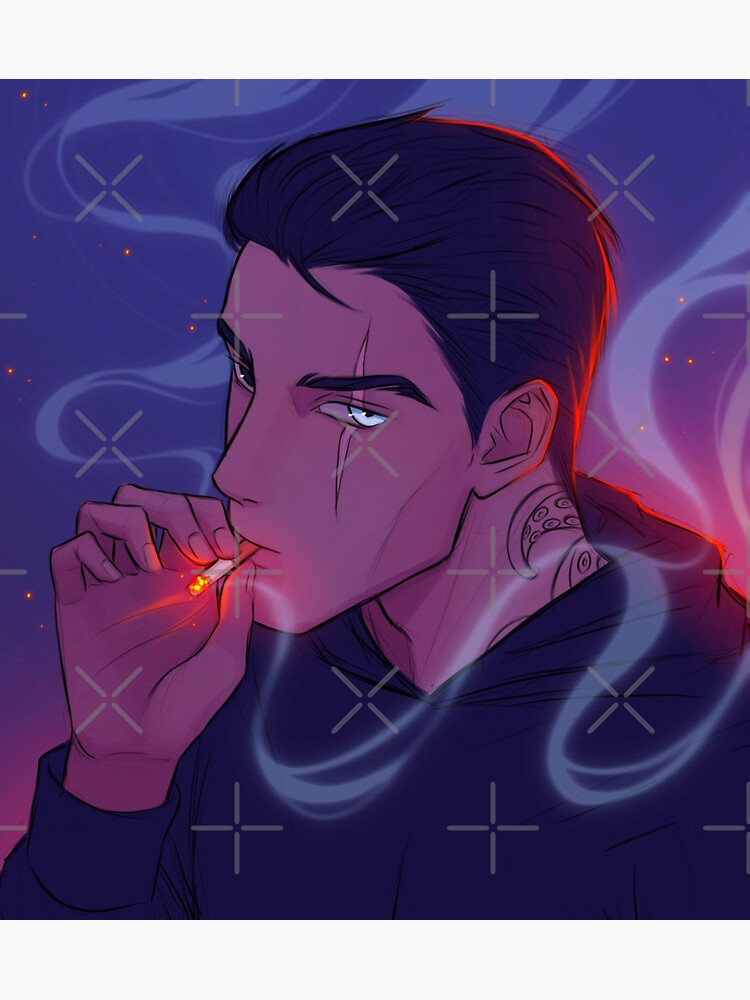 "Zade Meadows" Sticker for Sale by virtualbunnyy Redbubble