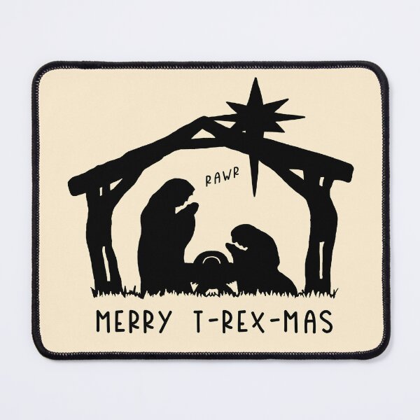Item preview, Christmas Cheer: Merry T-Rex-Mas (black text) designed and sold by Ofeefee.