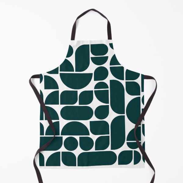 Item preview, Minimal Geometric Shapes 04 | Abstract Art Mid Century Bauhaus Inspired Dark Green designed and sold by MarleneCanto.