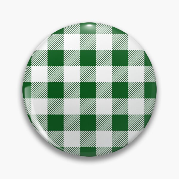 Item preview, Green and White Buffalo Check Plaid Pattern - Green and White Plaid designed and sold by gjsart.