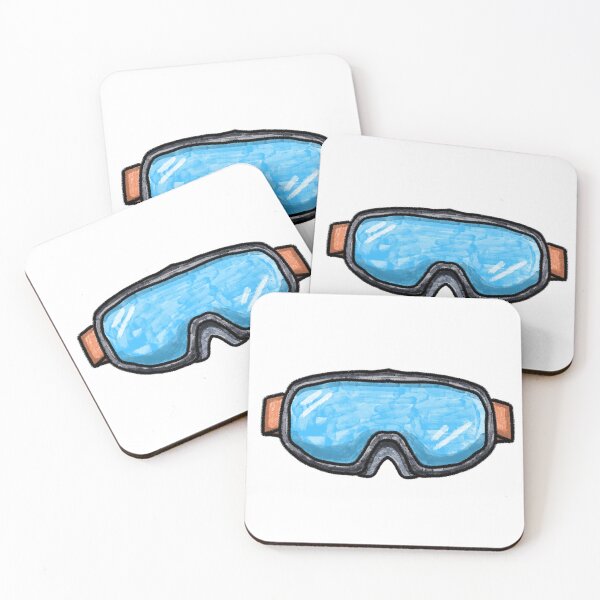 Item preview, Ski Googles watercolor designed and sold by HarshBrown.