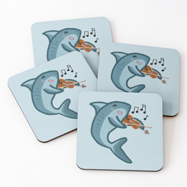 Item preview, Violin Shark  designed and sold by SquishyFishies .