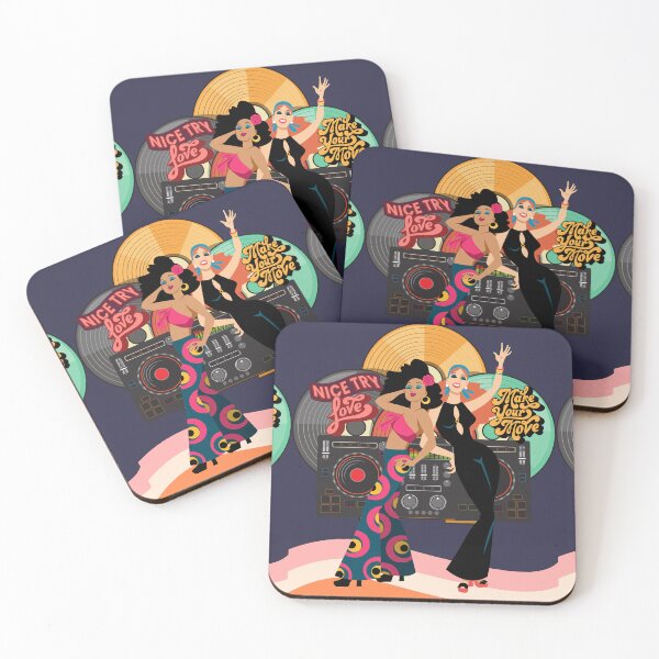Item preview, Let's Go Retro - Nice Try Love Make Your Move designed and sold by ttsayt1earth.