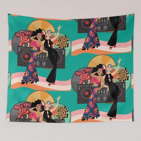 Item preview, Let's Go Retro - Nice Try Love Make Your Move designed and sold by ttsayt1earth.