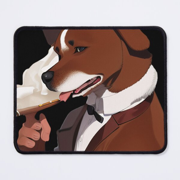 Item preview, Dog Smoking Meme Sticker designed and sold by BAYFAIRE.