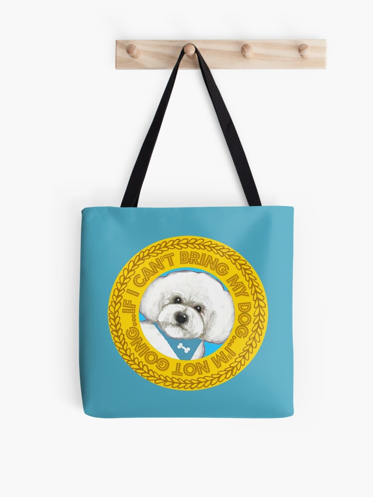 Bichon frise purse sale