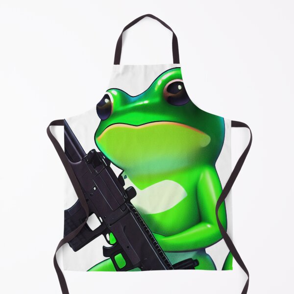 Item preview, Green Frog With Gun designed and sold by BAYFAIRE.