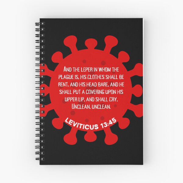 Item preview, Cry; Unclean! Unclean!, Leviticus 13:45, Bible Scripture  designed and sold by VerseforWear.