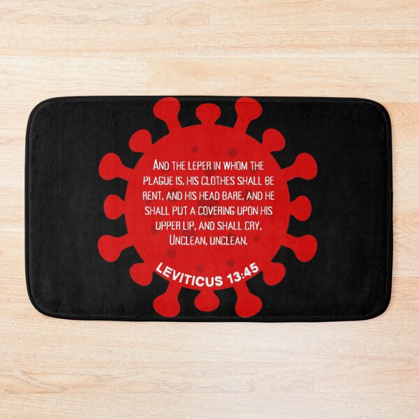 Item preview, Cry; Unclean! Unclean!, Leviticus 13:45, Bible Scripture  designed and sold by VerseforWear.
