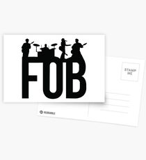 Fall Out Boy Silhouettes Postcards