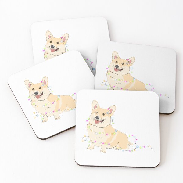 Item preview, Festive Corgi designed and sold by Lauren Bills Designs.