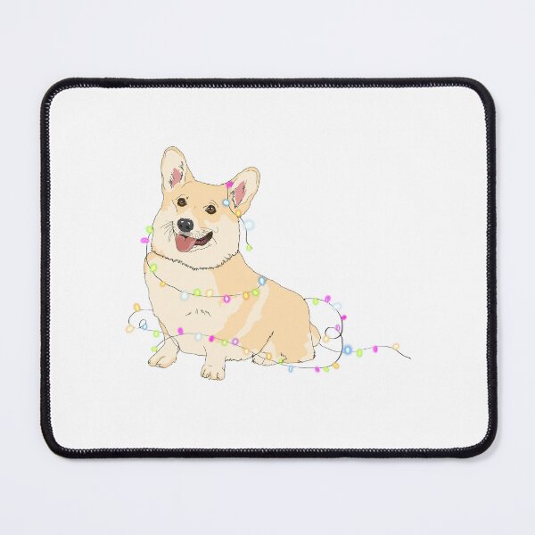 Item preview, Festive Corgi designed and sold by Lauren Bills Designs.