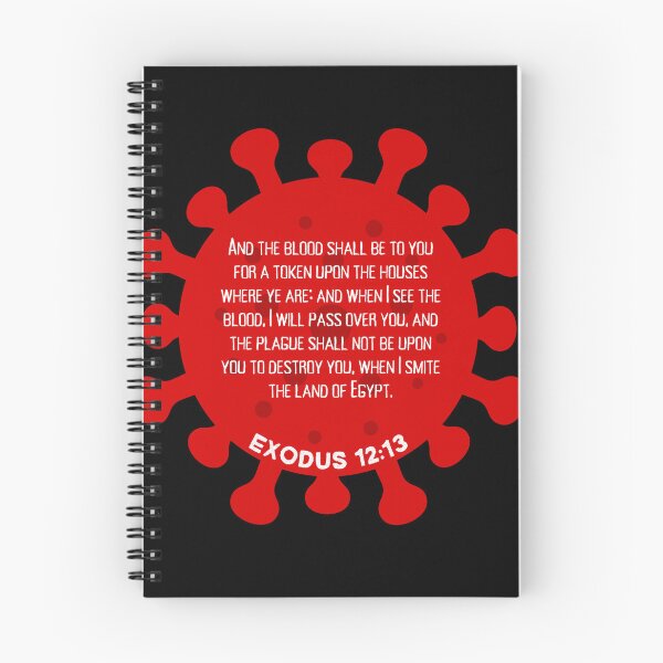 Item preview, The plague shall not be upon you!, Exodus 12:13, Bible Scripture  designed and sold by VerseforWear.