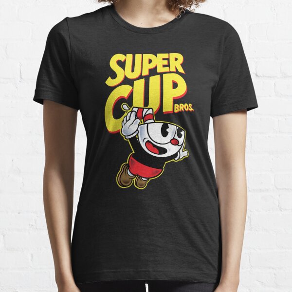 The Cuphead Show! Ms. Chalice Panels Youth T-Shirt - GREY