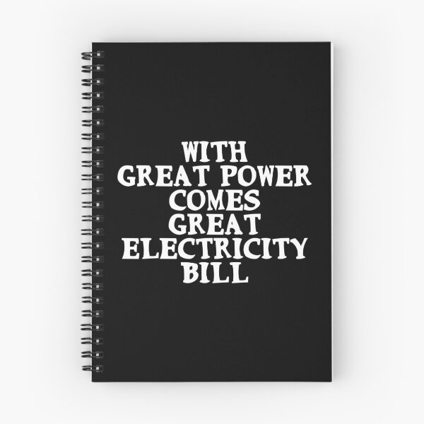 Item preview, With great power comes great electricity bill designed and sold by Gevover.