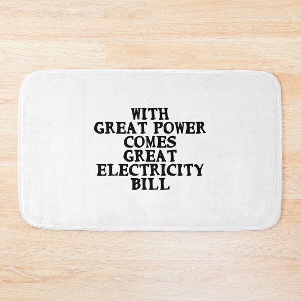 Item preview, With great power comes great electricity bill designed and sold by Gevover.