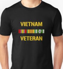Camiseta ajustada Vietnam Veteran Ribbon Bar