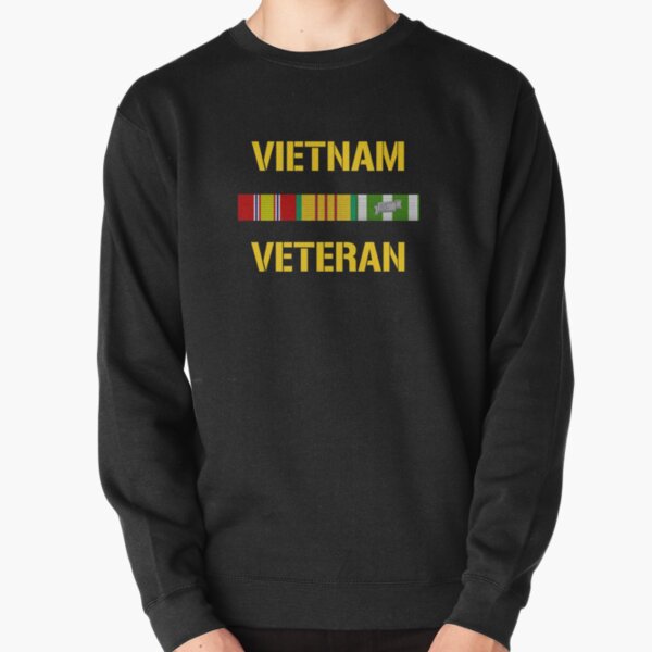 Vietnam Veteran Ribbon Bar Pullover Sweatshirt