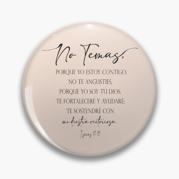 Item preview, Isaías 41:10, Versículo de la Biblia en Español designed and sold by Aryam Quotes.