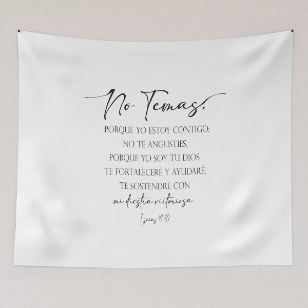 Item preview, Isaias 41:10, Spanish Bible Verse designed and sold by Aryam Quotes.