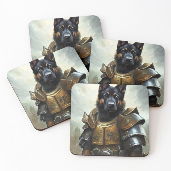 Item preview, AI Generated Art, War German Shepherd designed and sold by RabbitHoleMI.