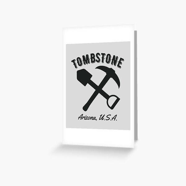 Item preview, Retro Tombstone Arizona Mining – Black designed and sold by WesternLocales.