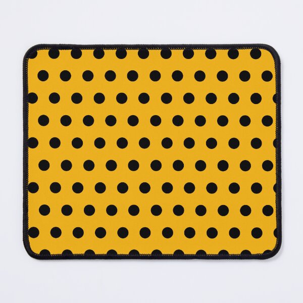 Item preview, Gold and Black Polka Dots - Black Dots on Gold Background designed and sold by gjsart.