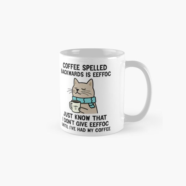 Literary Cat Mug, Drinking