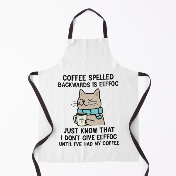 Item preview, Coffee Spelled Backwards Is Eeffoc Funny Cats Drink Coffee designed and sold by zackup.