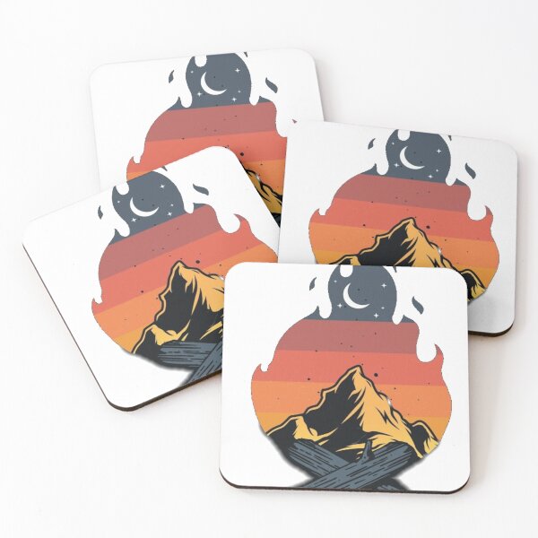 Item preview, Campfire Mountain Background designed and sold by MasterBlack21.