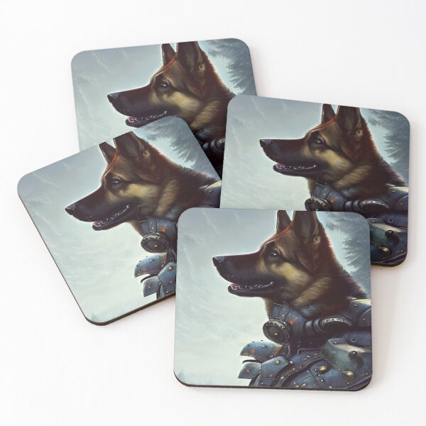 Item preview, AI Generated Art, War German Shepherd designed and sold by RabbitHoleMI.