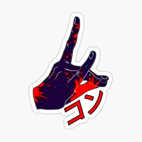 "KON chainsaw man" Sticker for Sale by Anime52 Redbubble