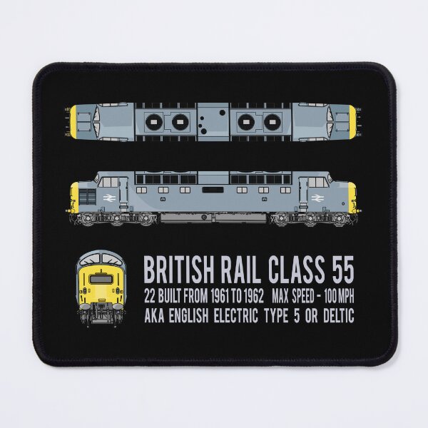 Item preview, British Rail Class 55 Deltic Train Locomotive Diagrams Gift designed and sold by Maljonic.