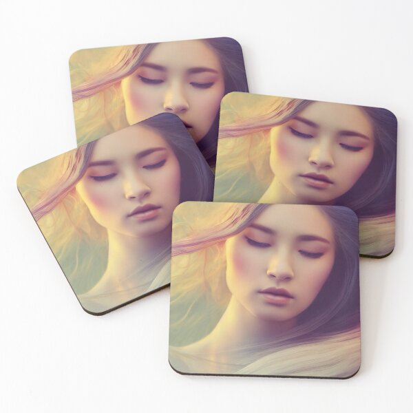 Item preview, Serene portrait of a japanese woman designed and sold by RK - Shop.
