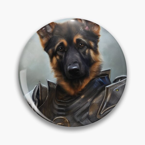 Item preview, AI Generated Art, War German Shepherd designed and sold by RabbitHoleMI.