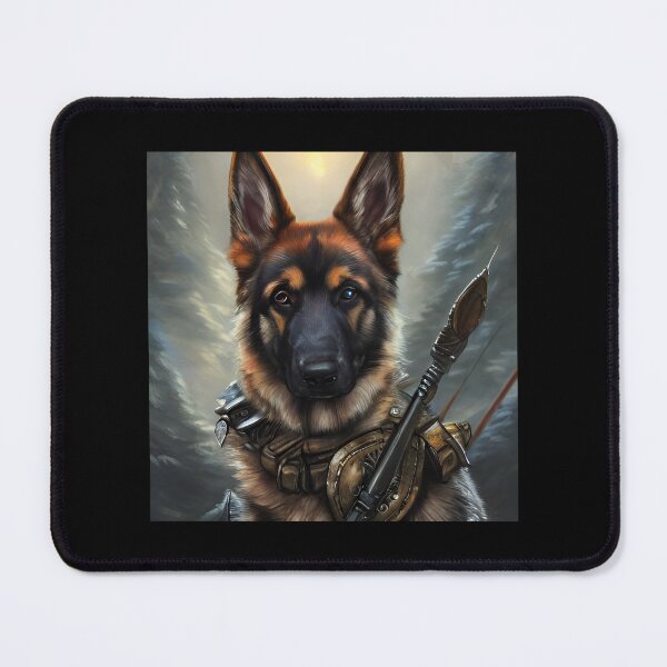 Artikelvorschau, AI Generated Art, War German Shepherd entworfen und verkauft von RabbitHoleMI.