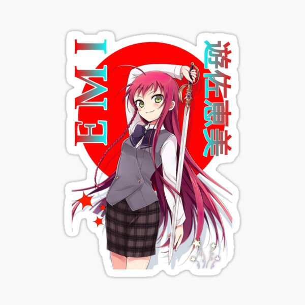 Emi Yusa Hataraku Maou Sama Stickers for Sale