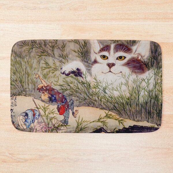 Item preview, 化け猫 Yokai Bakeneko by Kawanabe Kyosai designed and sold by deusrex007.