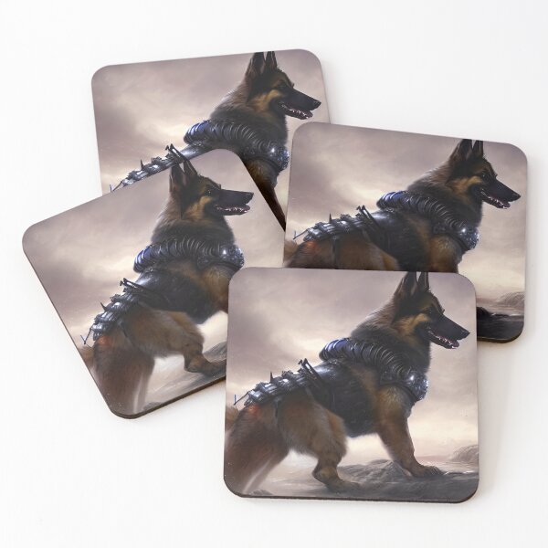 Item preview, AI Generated Art, War German Shepherd designed and sold by RabbitHoleMI.