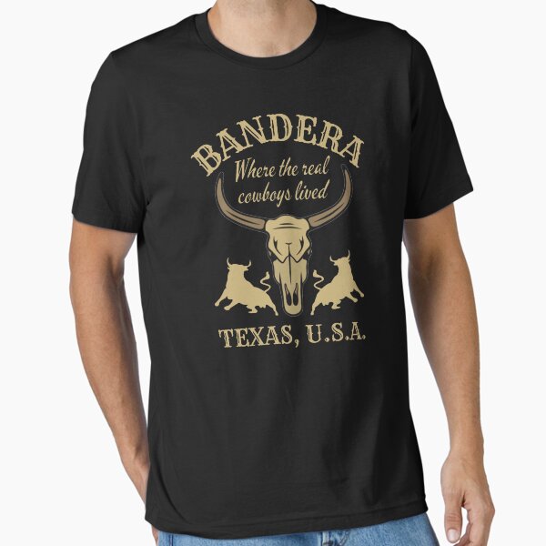 Artikel-Vorschau von Retro Bandera, Texas, USA, Tan Text - Vintage Cowboy / Vintage Western, designt und verkauft von TimelessLocales.