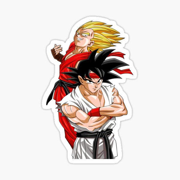 Goku SSJ 2 Sticker by Dankelys