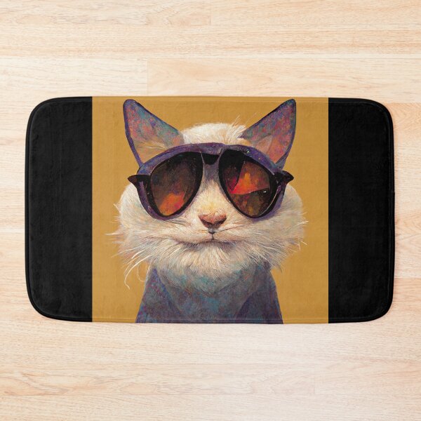 Item preview, A cute cat boy with sunglasses - AI Art designed and sold by Vocky5.