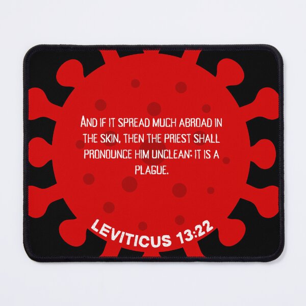 Item preview, The priest shall pronounce him unclean that hath the plague. Leviticus 13:22 Bible Scripture  designed and sold by VerseforWear.