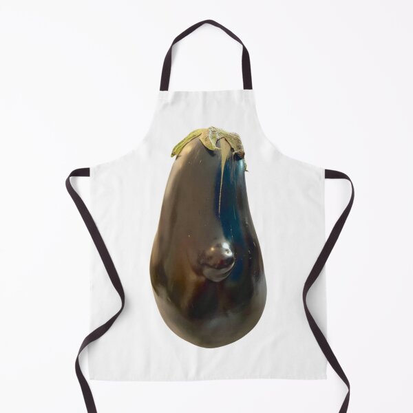 Item preview, eggplant apron designed and sold by Lourdie5.