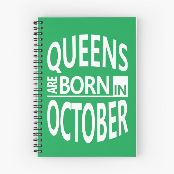Item preview, October Birthday  Queens are born Cool Funny  designed and sold by smily-tees.