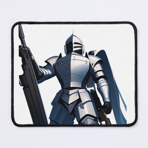 Item preview, Knight Holding Gun Sticker designed and sold by BAYFAIRE.