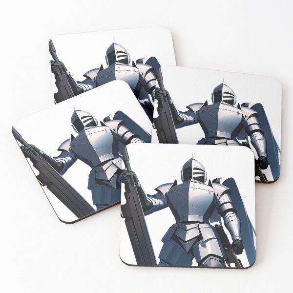 Item preview, Knight Holding Gun Sticker designed and sold by BAYFAIRE.
