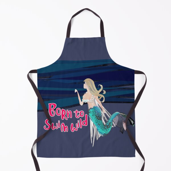 Item preview, Wild open water swimming mermaid for swimmer swim lovers. Caroline Laursen original designed and sold by Caroline Laursen.