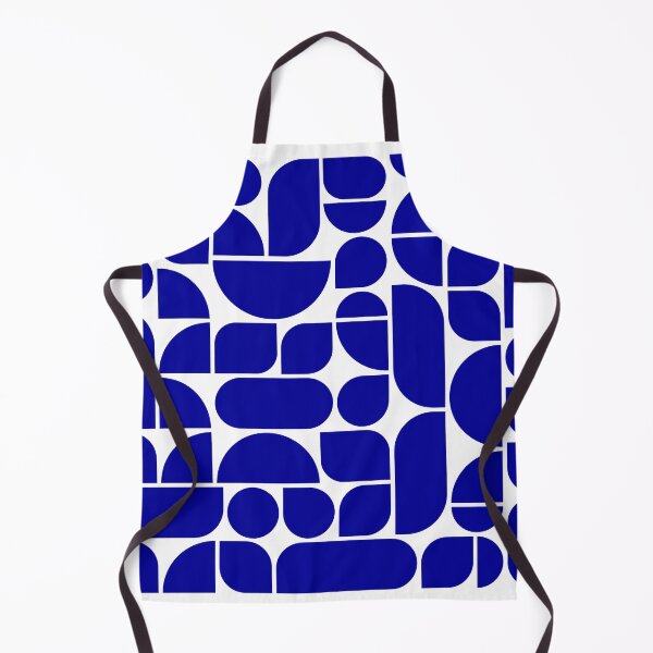 Item preview, Minimal Geometric Shapes 04 | Abstract Art Mid Century Bauhaus Inspired Blue Ultramarine designed and sold by MarleneCanto.